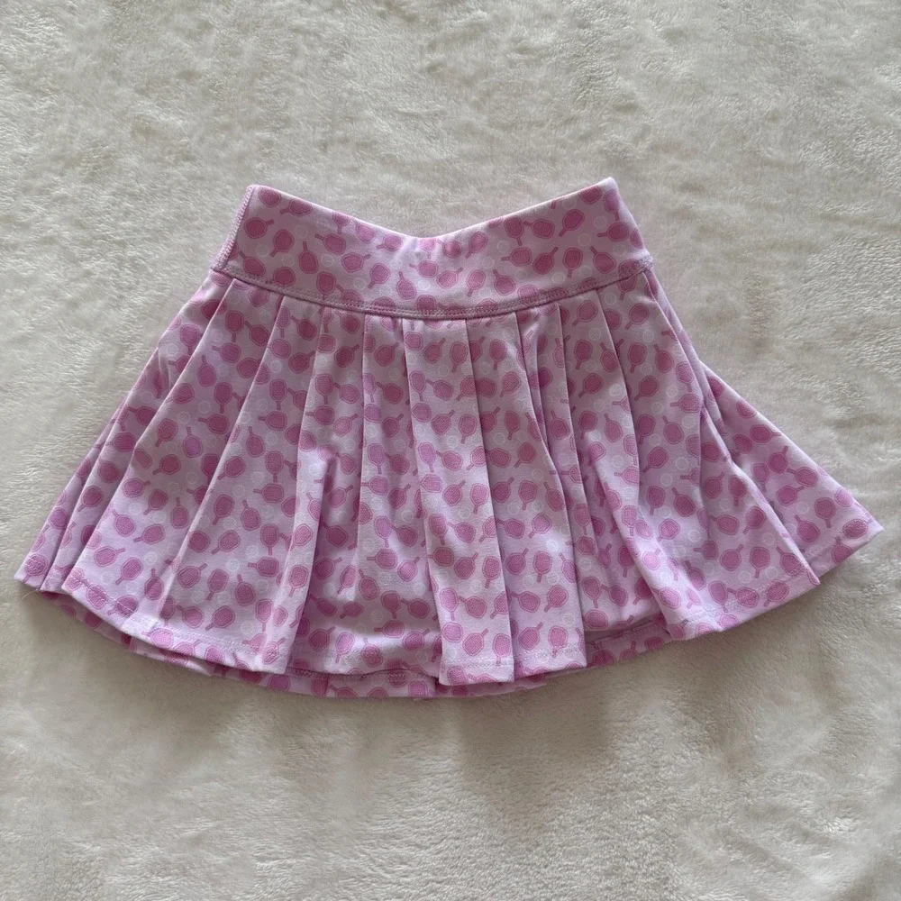 Yogalicious Girls Pink Tennis‎ Skort Set Size 4 Athletic Activewear Outfit